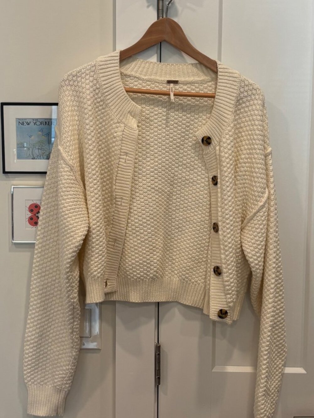 Free People Lila Crop Cardigan - Picture 3 of 5